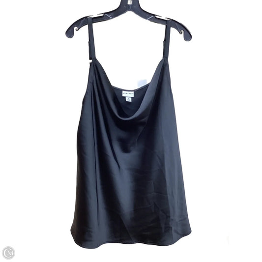 Top Short Sleeve By Halogen In Black, Size: S