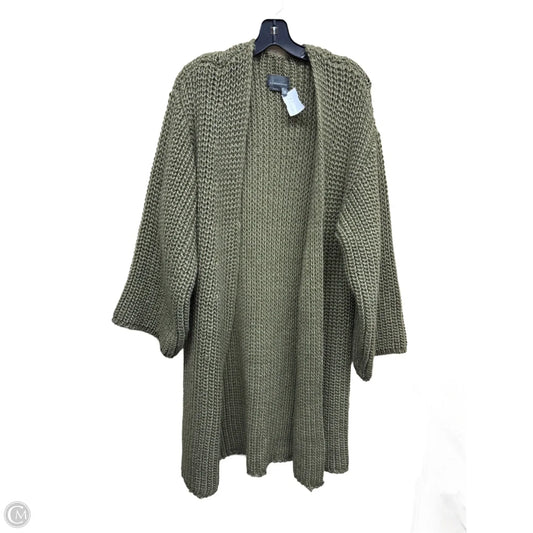 Sweater Cardigan By Anthropologie In Green, Size: Osfm