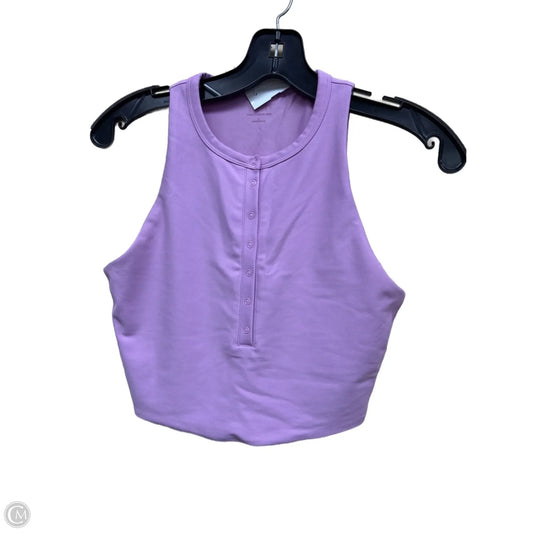 Athletic Tank Top By Abercrombie And Fitch In Purple, Size: S