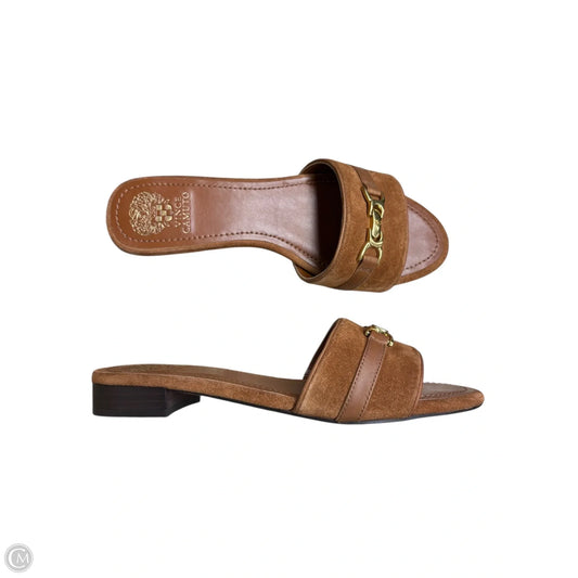 Shoes Heels Block By Vince Camuto In Brown, Size: 8