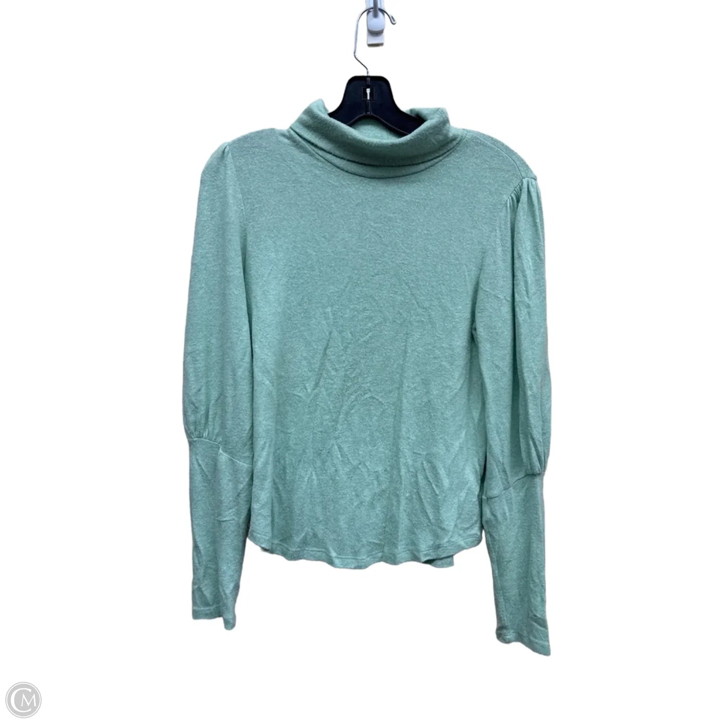 Top Long Sleeve By Anthropologie In Green, Size: Xs