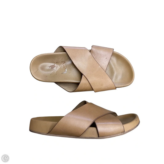 Sandals Flats By J. Crew In Brown, Size: 7.5