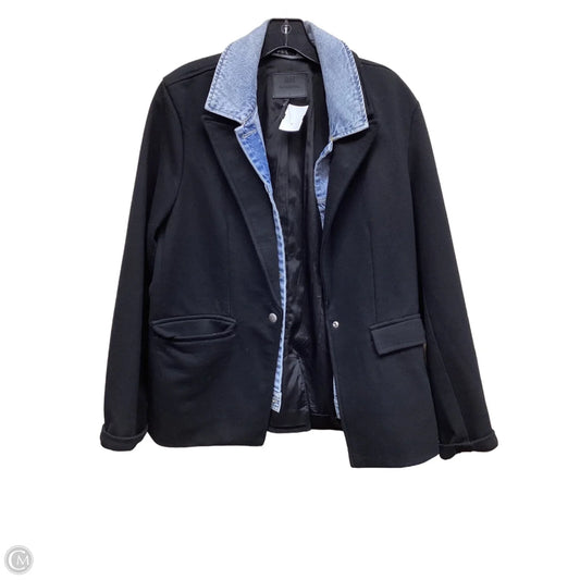 Blazer By Clothes Mentor In Black, Size: L