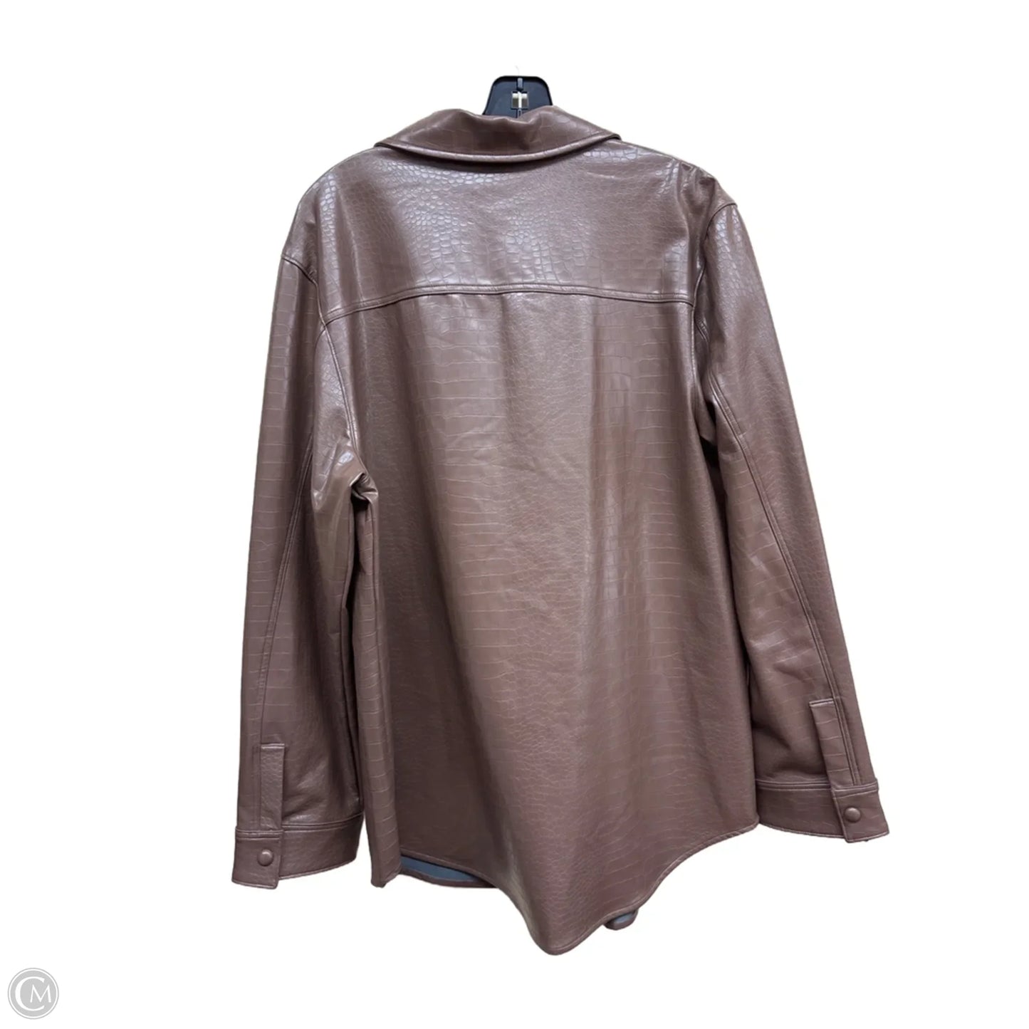 Jacket Other By Express In Brown, Size: L