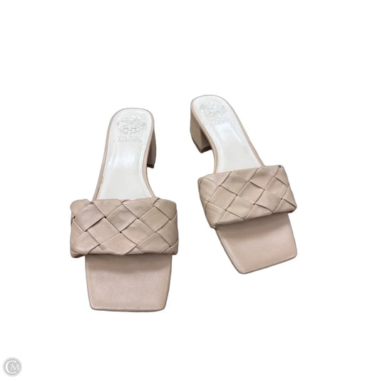 Shoes Heels Block By Marc Fisher In Tan, Size: 8.5