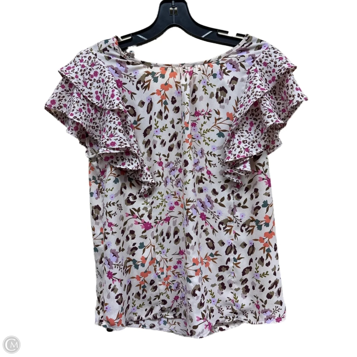 Top Short Sleeve By Dr2 In Floral Print, Size: Xs