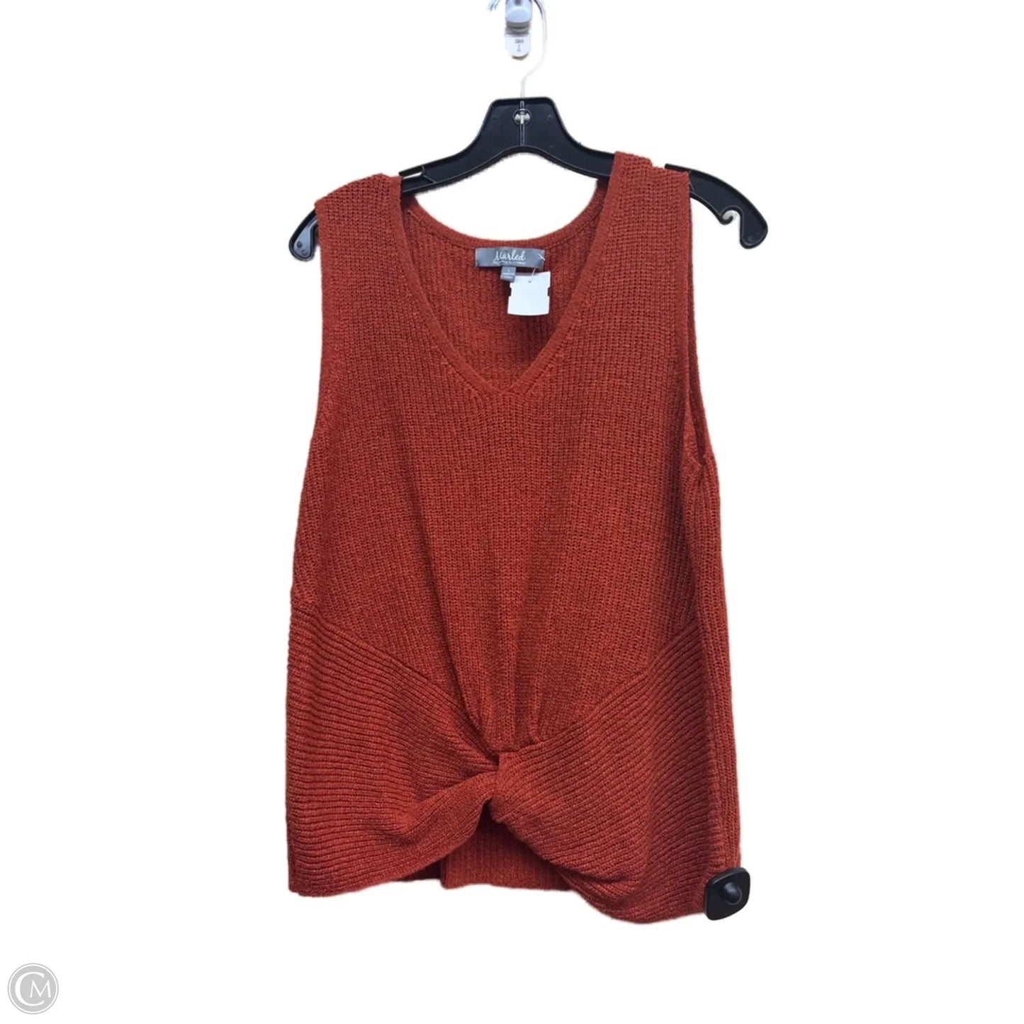 Top Sleeveless By Marled In Orange, Size: L