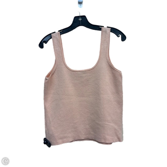 Top Sleeveless By Express In Peach, Size: L