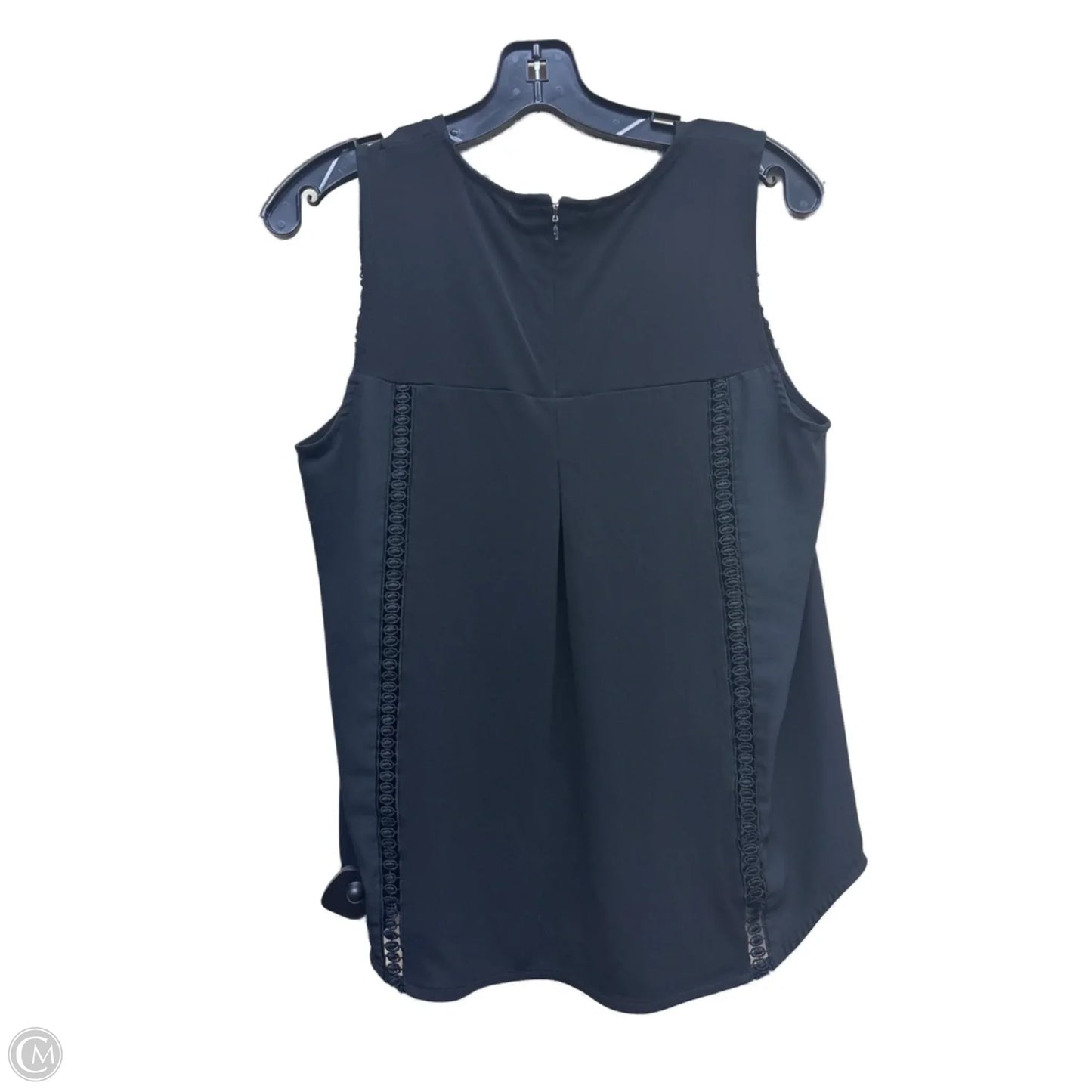 Top Sleeveless By Ann Taylor In Black, Size: M