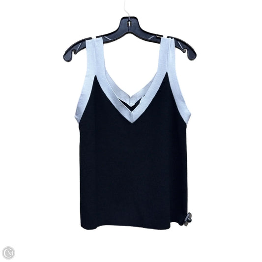 Top Sleeveless By Ann Taylor In Black, Size: M