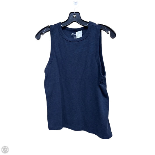 Top Sleeveless By Marled In Navy, Size: L