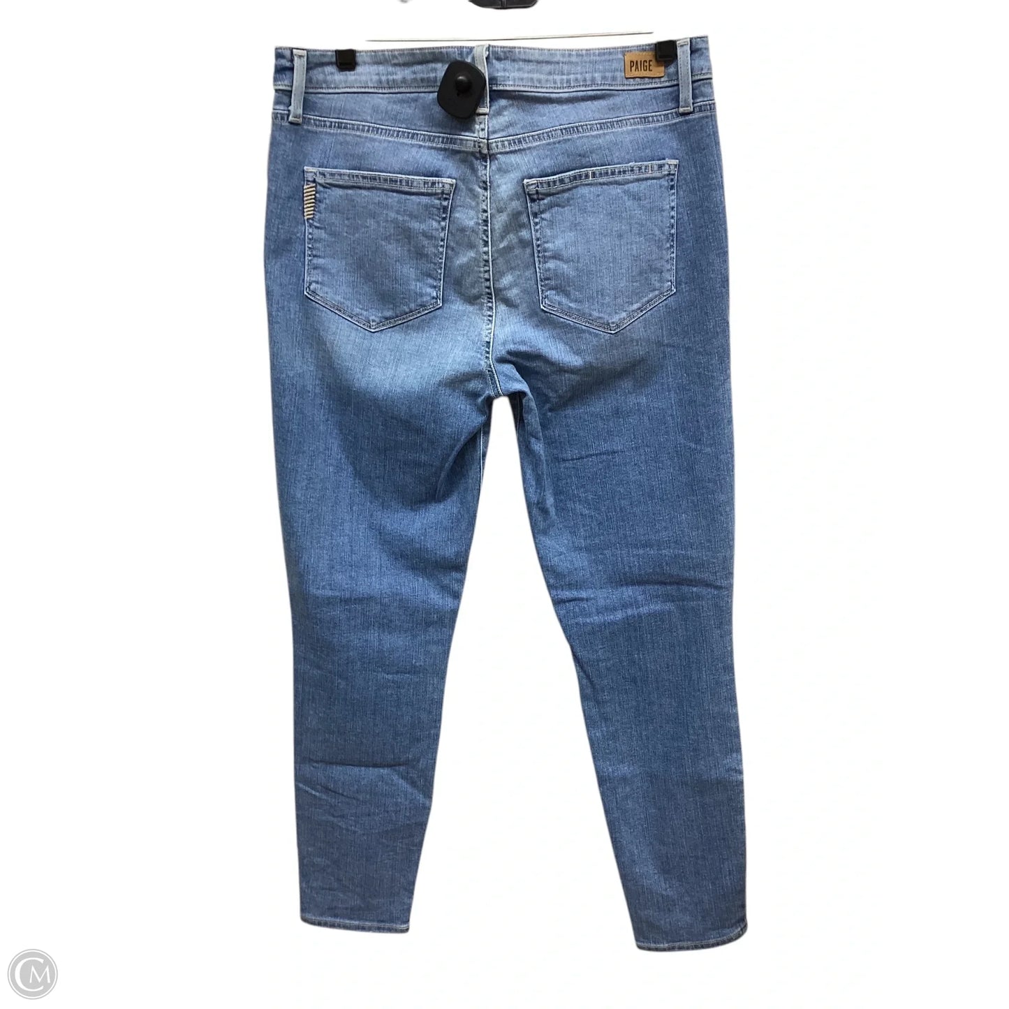 Jeans Skinny By Paige In Blue Denim, Size: 12