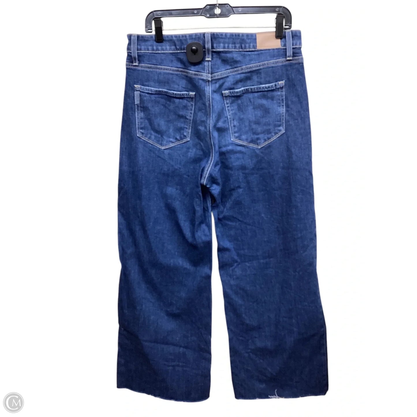 Jeans Wide Leg By Paige In Blue Denim, Size: 14