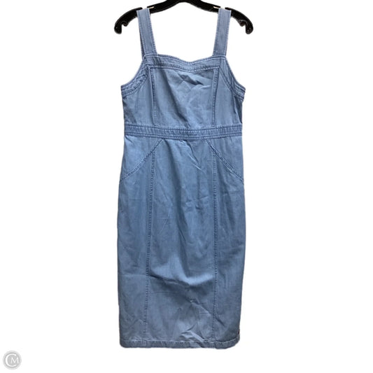 Dress Casual Midi By Bp In Blue Denim, Size: M