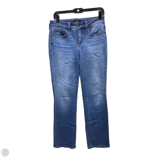 Jeans Straight By Not Your Daughters Jeans In Blue Denim, Size: 4