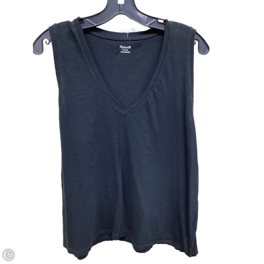 Top Sleeveless By Madewell In Black, Size: Xl