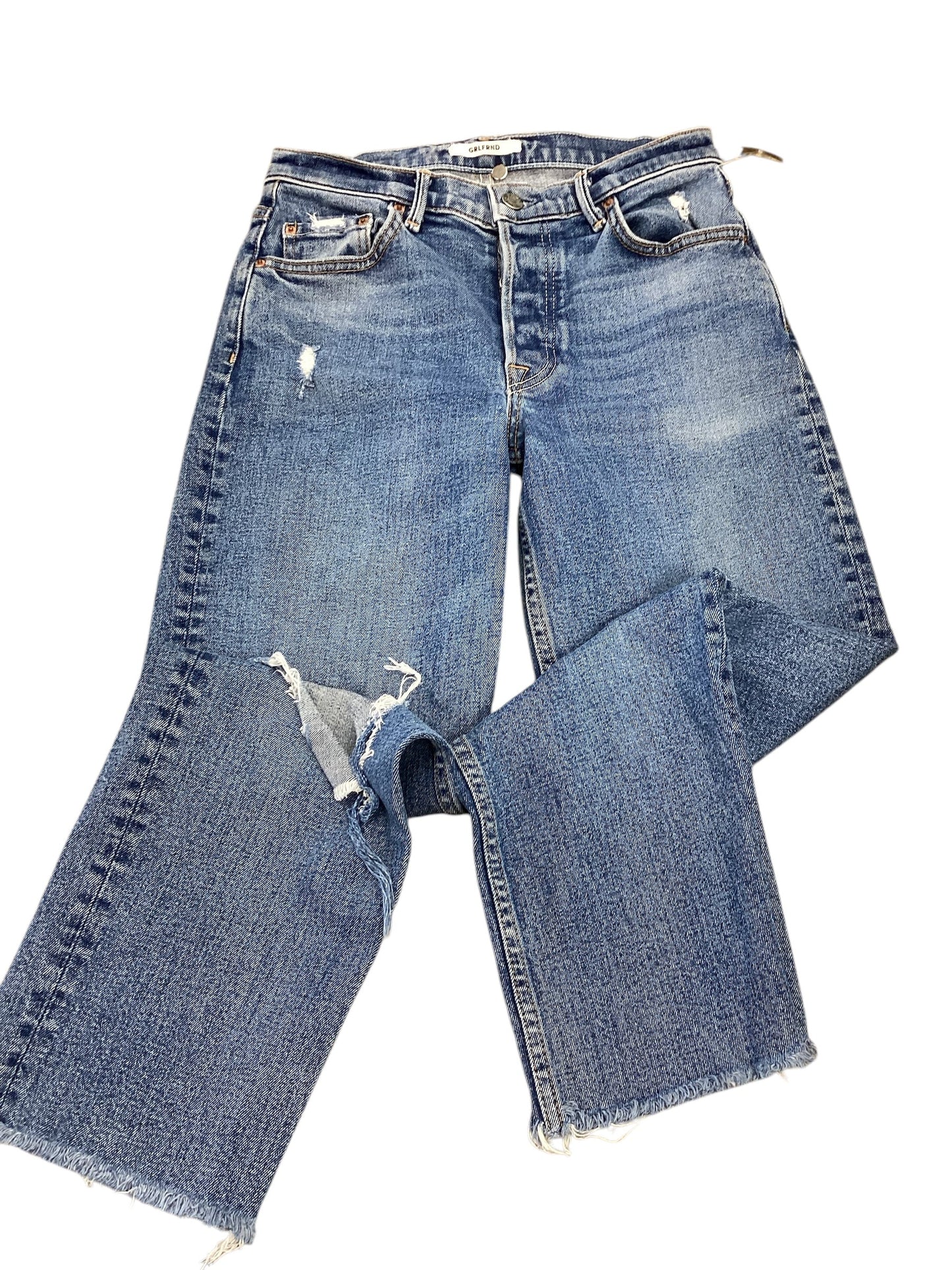 Jeans Straight By Clothes Mentor In Blue Denim, Size: 0