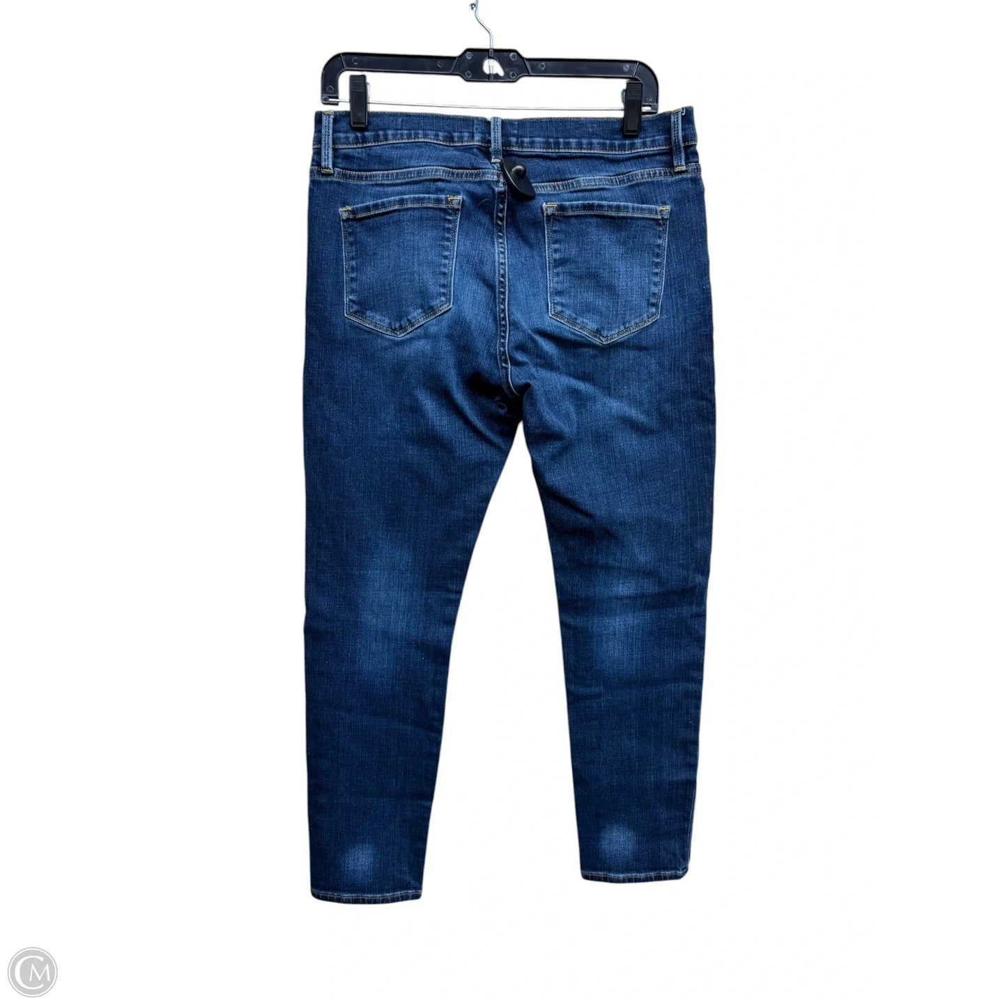 Jeans Straight By Frame In Blue Denim, Size: 8