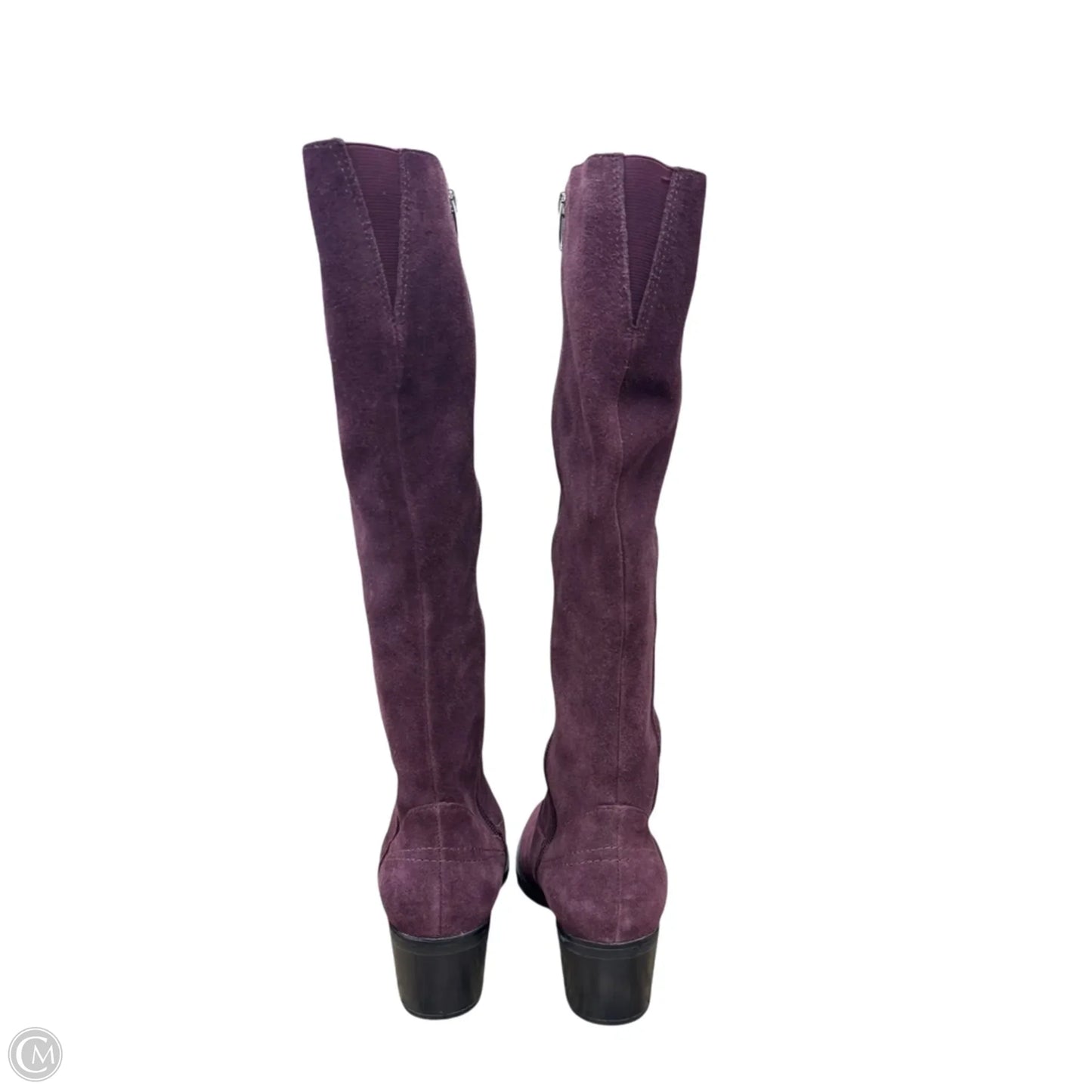 Boots Designer By Marc Jacobs In Maroon, Size: 6