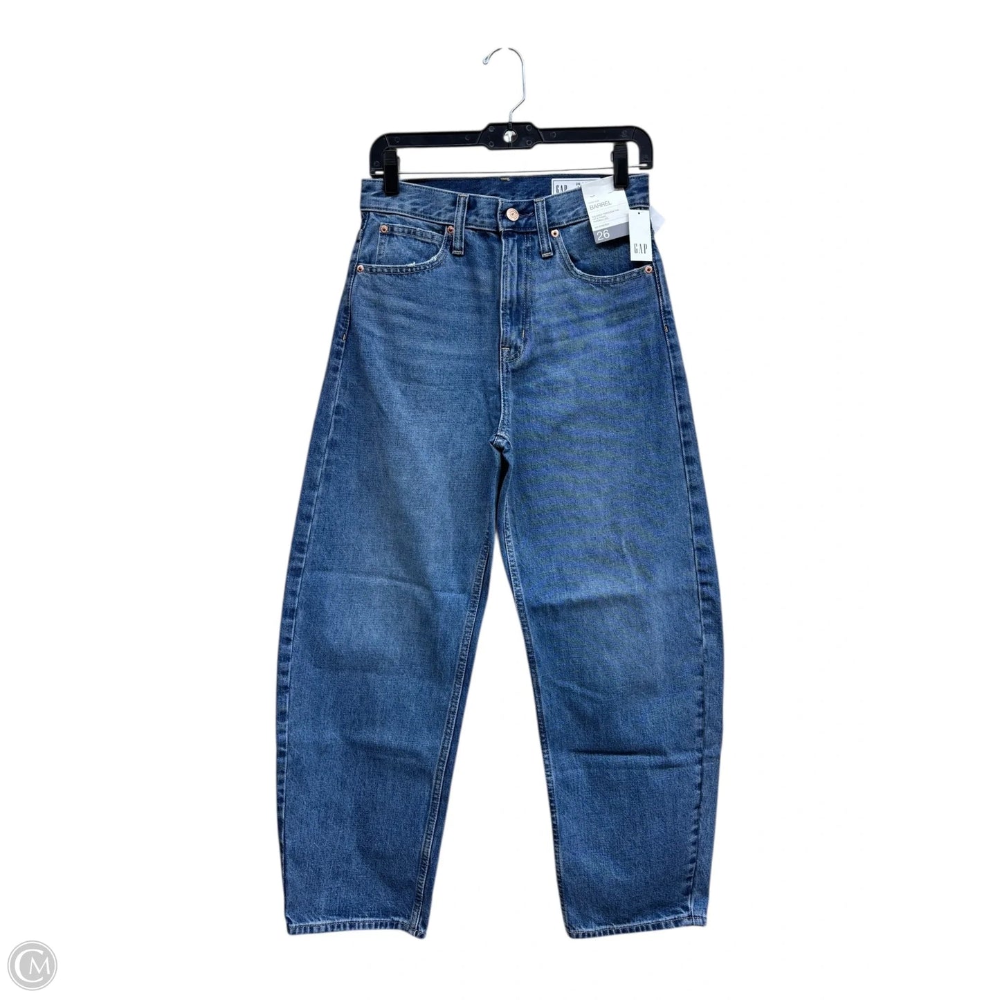 Jeans Wide Leg By Gap In Blue Denim, Size: 2