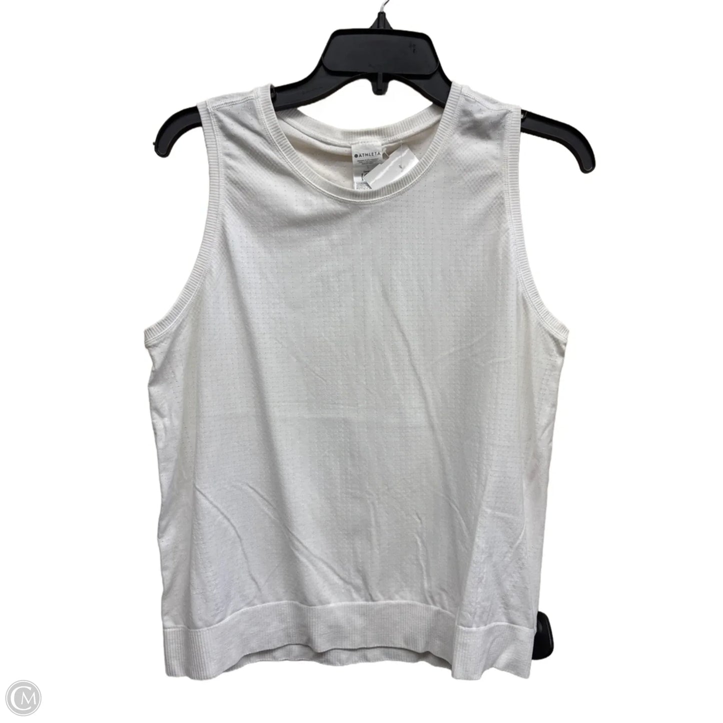 Athletic Tank Top By Athleta In White, Size: L