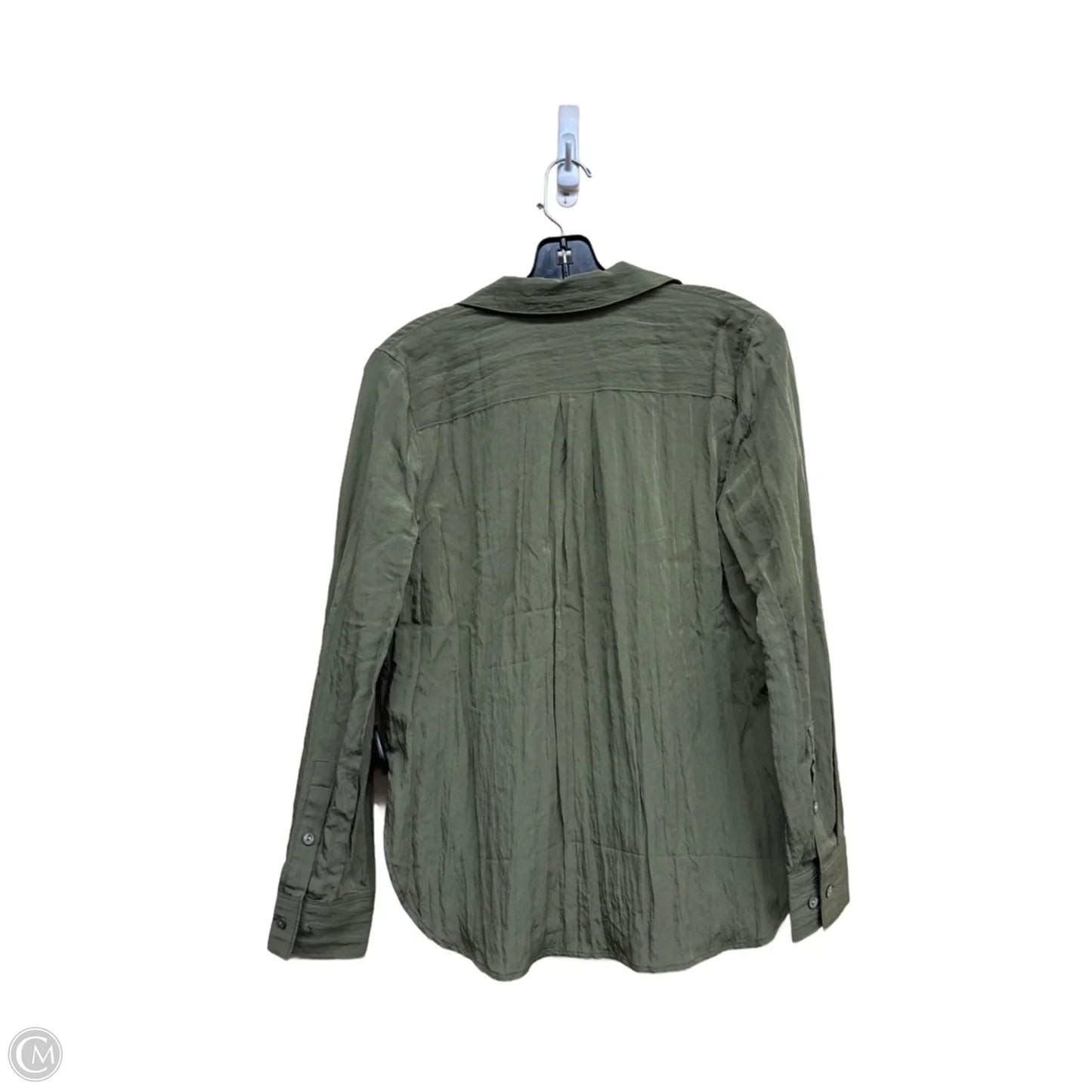 Top Long Sleeve By Madewell In Green, Size: S
