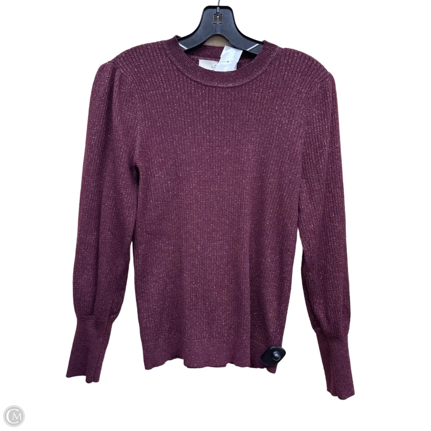 Sweater By Loft In Maroon, Size: M