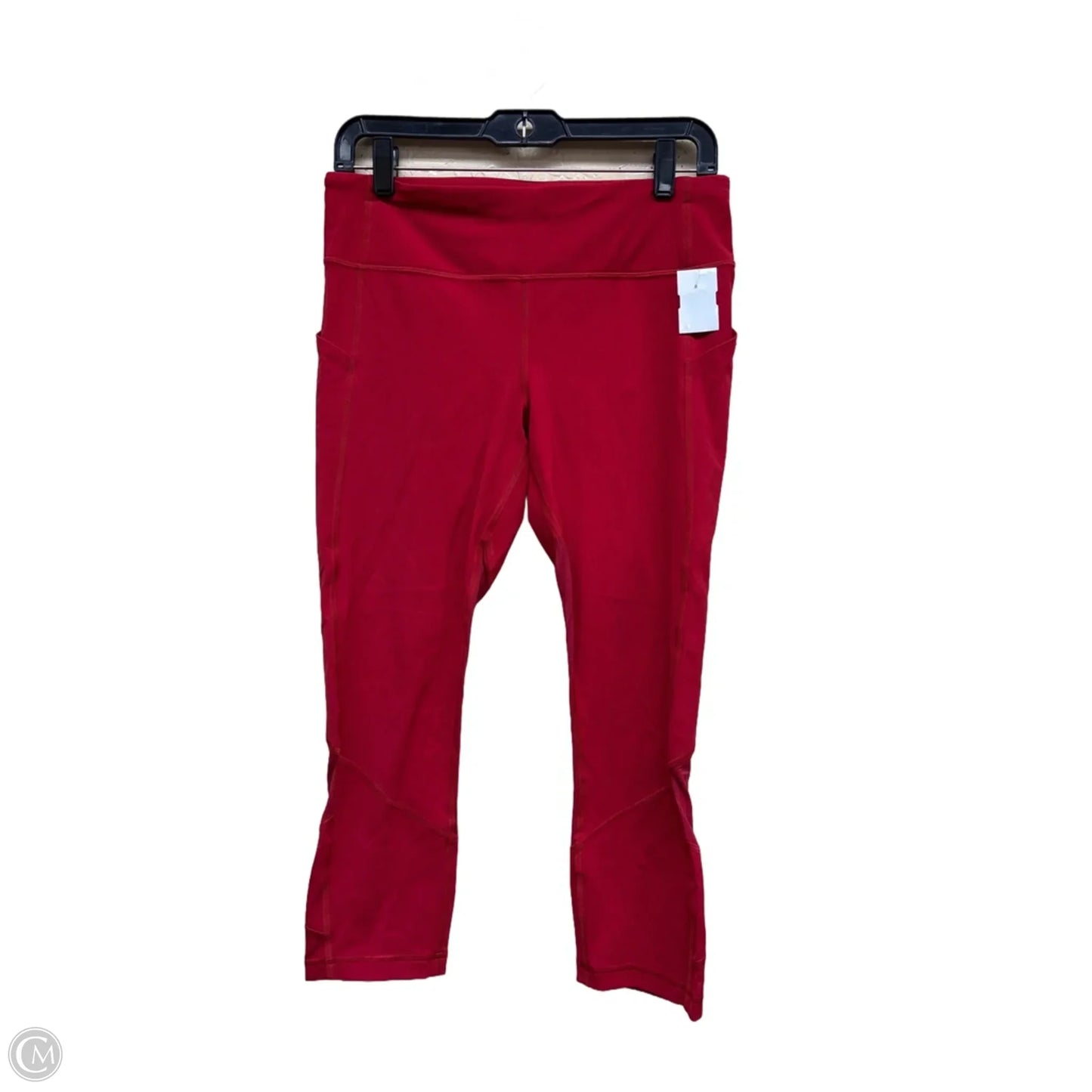 Athletic Capris By Lululemon In Red, Size: 8