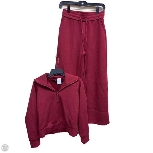 Pants Set 2pc By Clothes Mentor In Red, Size: S