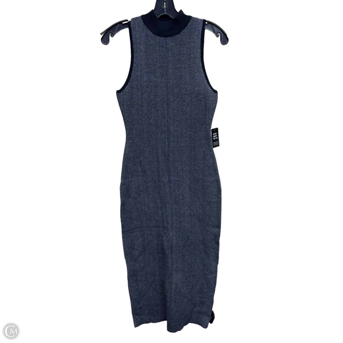 Dress Casual Maxi By Express In Black & Grey, Size: Xs