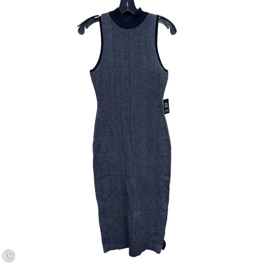 Dress Casual Maxi By Express In Black & Grey, Size: Xs
