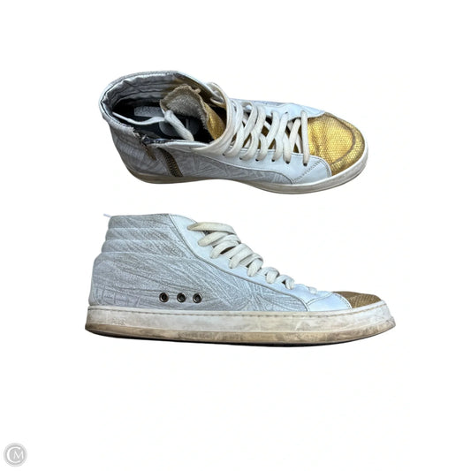 Shoes Sneakers By P448 In White & Yellow