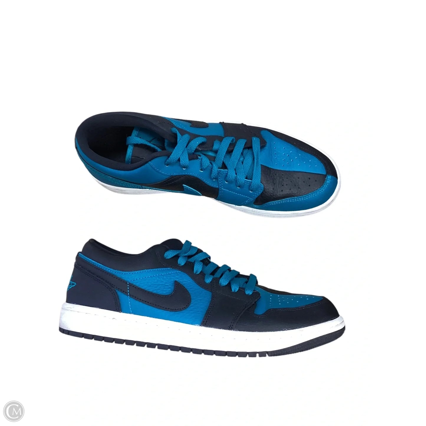 Shoes Luxury Designer By Jordan In Black & Green, Size: 10