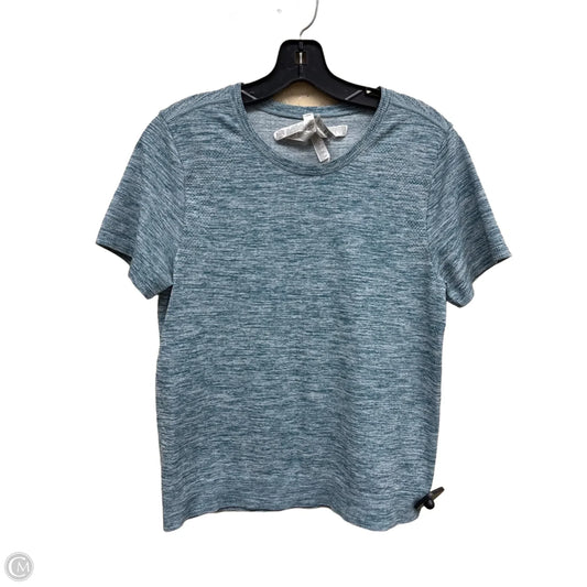 Athletic Top Short Sleeve By Athleta In Blue, Size: M