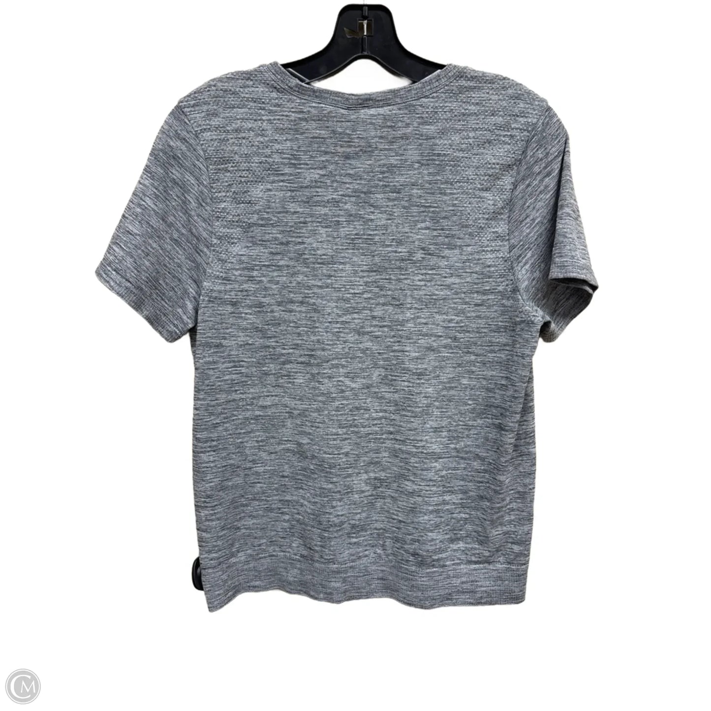 Athletic Top Short Sleeve By Athleta In Grey, Size: M