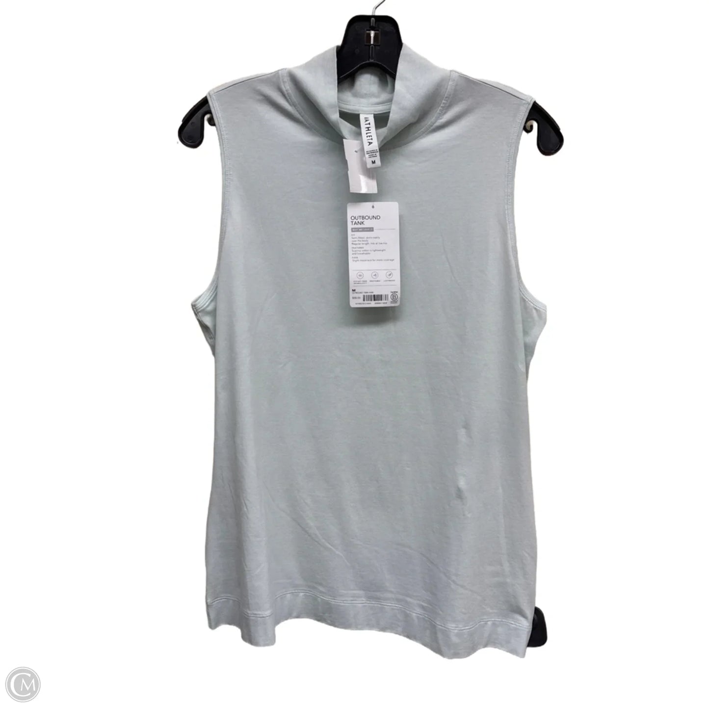 Athletic Tank Top By Athleta In Green, Size: M