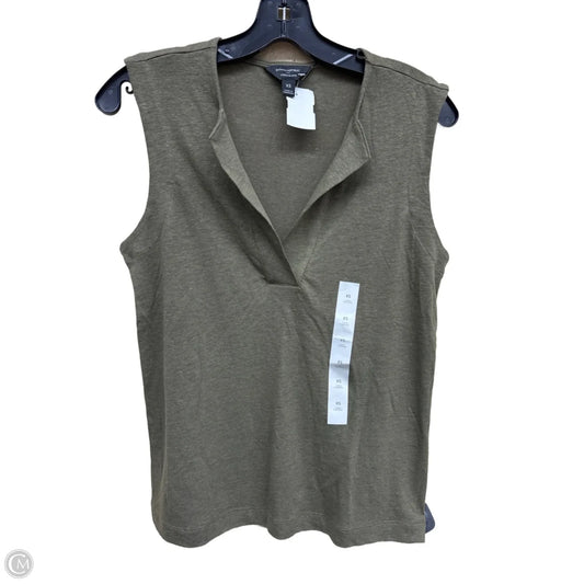 Top Sleeveless By Banana Republic In Green, Size: Xs
