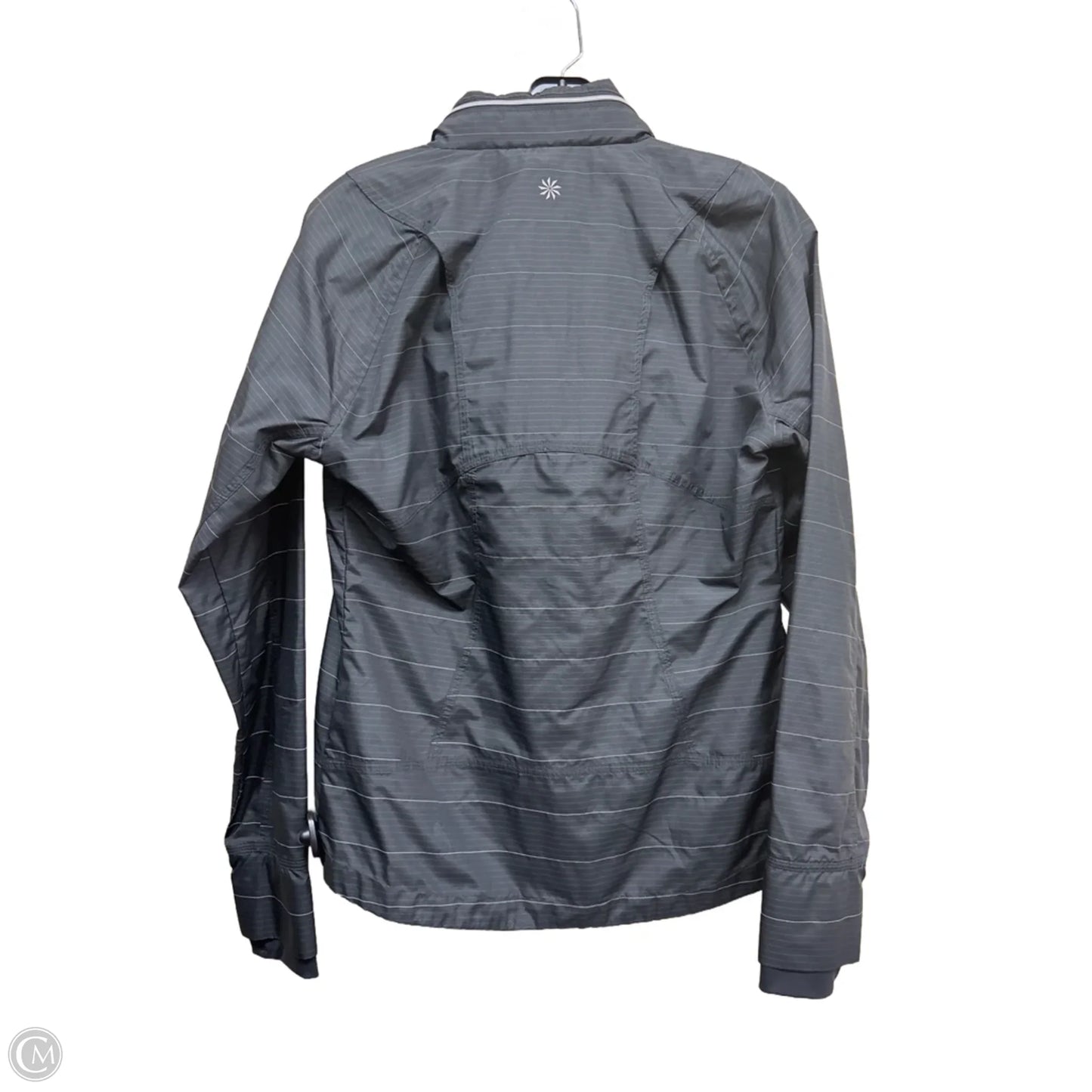 Athletic Jacket By Athleta In Grey, Size: M