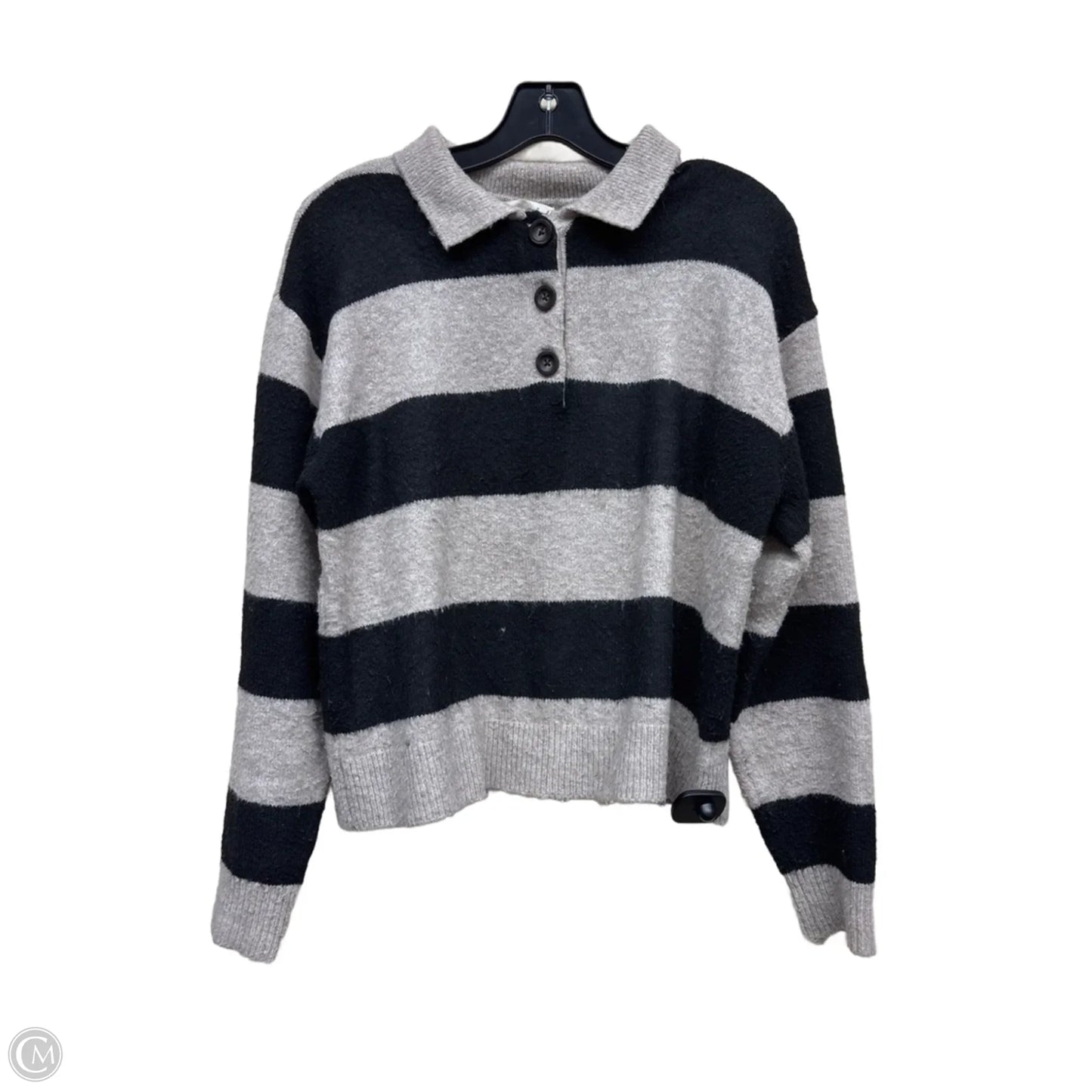 Sweater By Universal Thread In Striped Pattern, Size: S