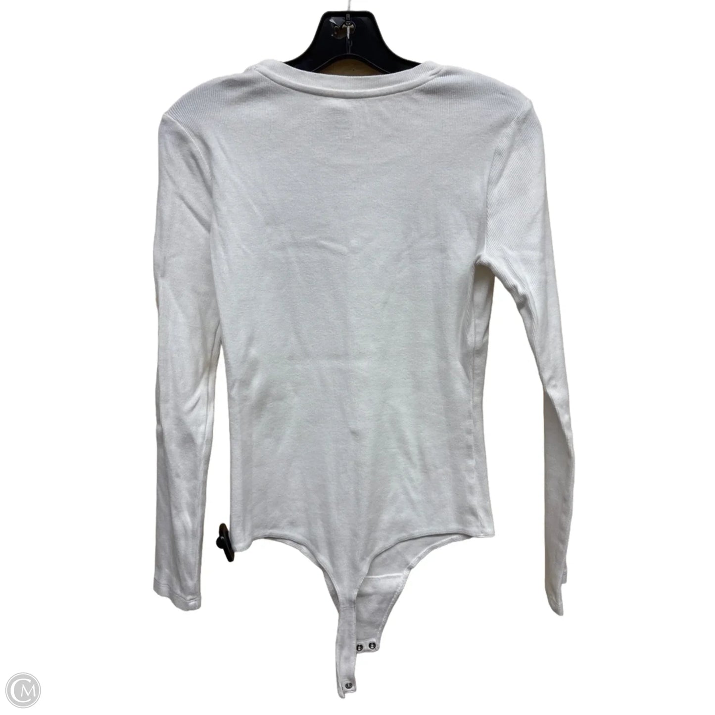 Bodysuit By Clothes Mentor In White, Size: M