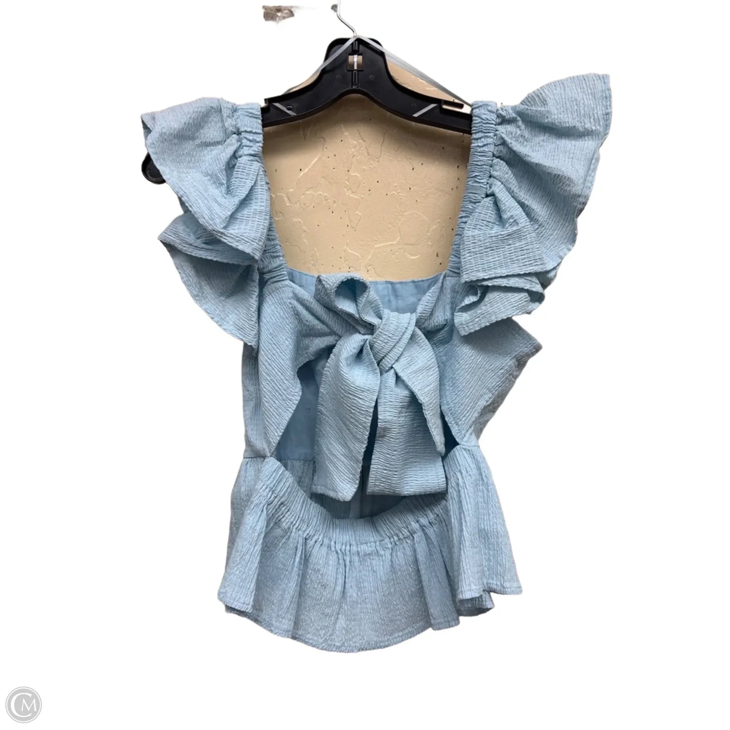 Top Sleeveless By Mi Ami In Blue, Size: L