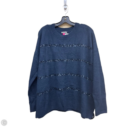 Sweater By Vince Camuto In Navy, Size: L