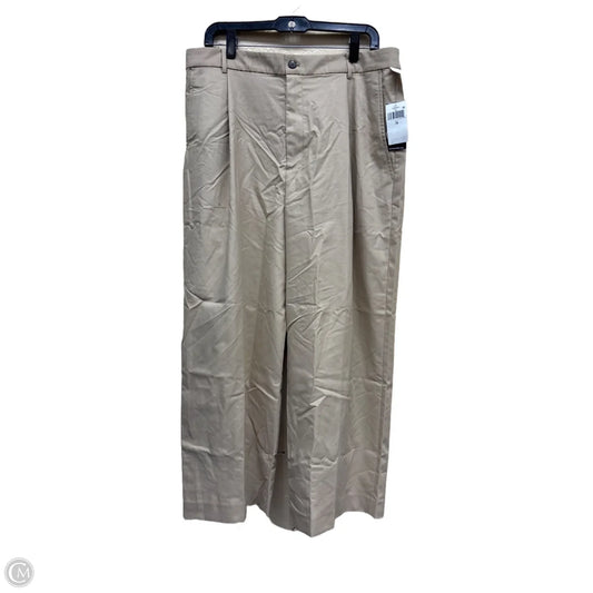 Pants Wide Leg By Lauren By Ralph Lauren In Tan, Size: 14