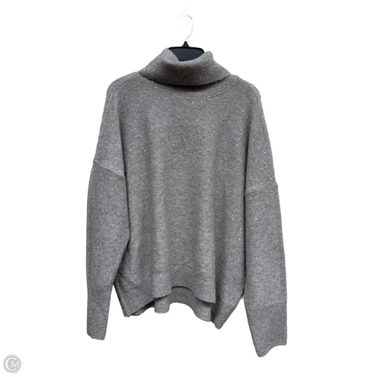 Sweater By Vince Camuto In Grey & Tan, Size: L