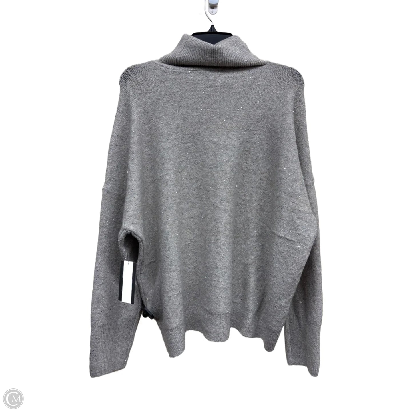 Sweater By Vince Camuto In Grey & Tan, Size: L