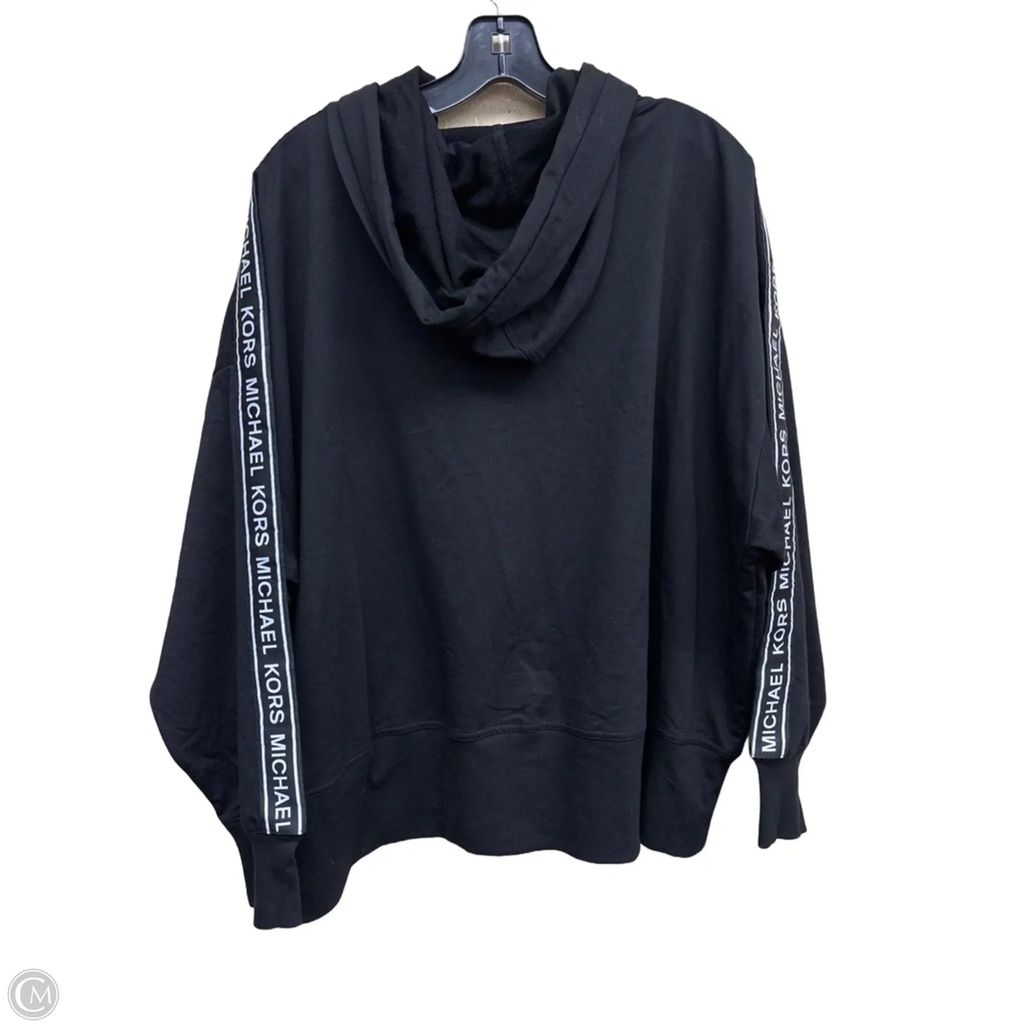 Sweatshirt Hoodie By Michael By Michael Kors In Black, Size: 3x