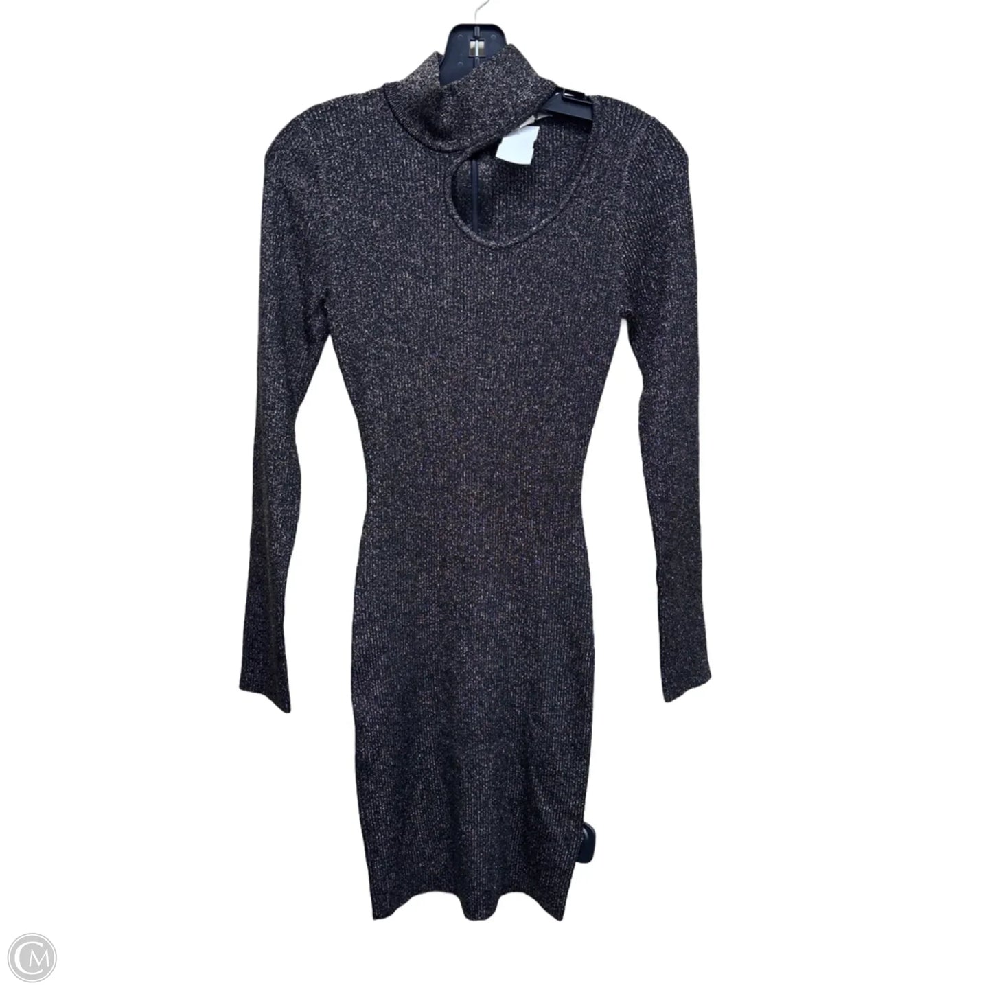 Dress Party Midi By Michael By Michael Kors In Black & Gold, Size: M