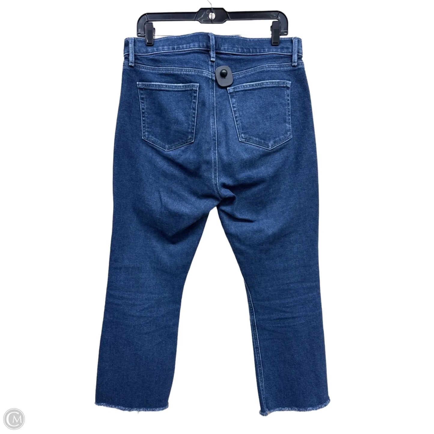 Jeans Flared By Loft In Blue Denim, Size: 10