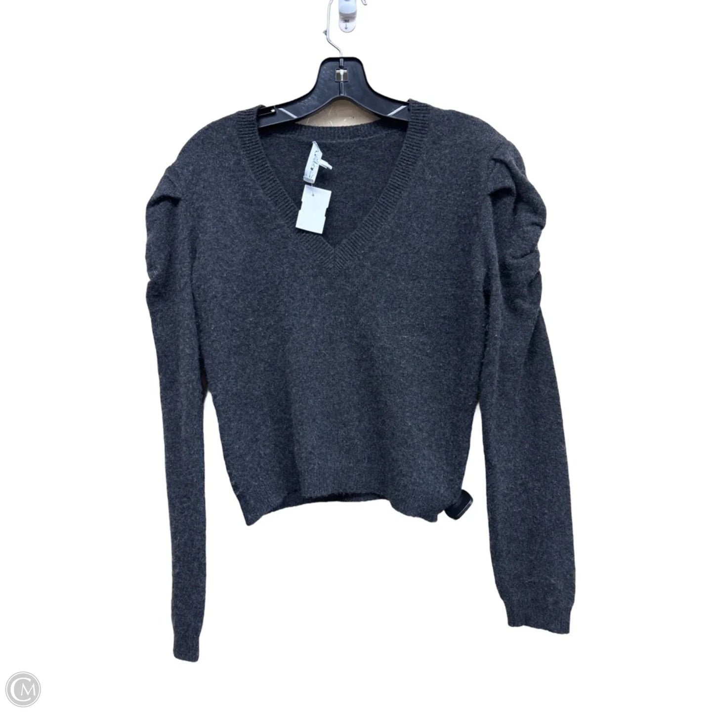 Top Long Sleeve By Frame In Grey, Size: S