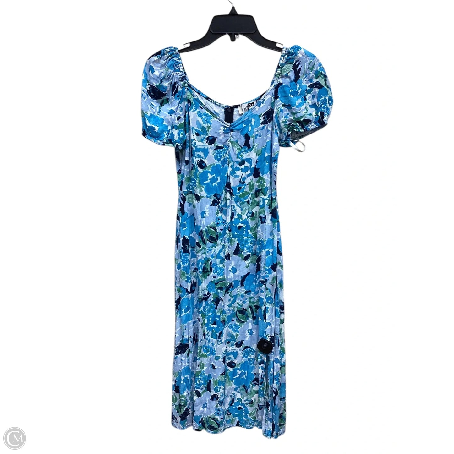 Dress Casual Midi By Loft In Black, Size: 2p